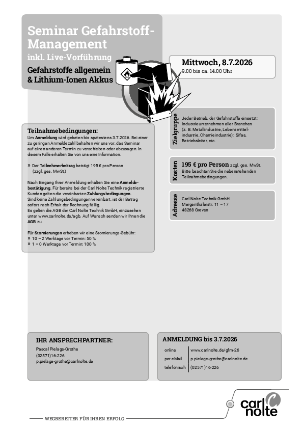 Teilnahmebedingungen