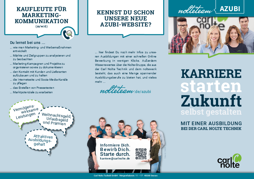 Flyer Ausbildung