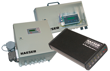 Geräte von KAESER zur Druckluftverbrauchsmessung